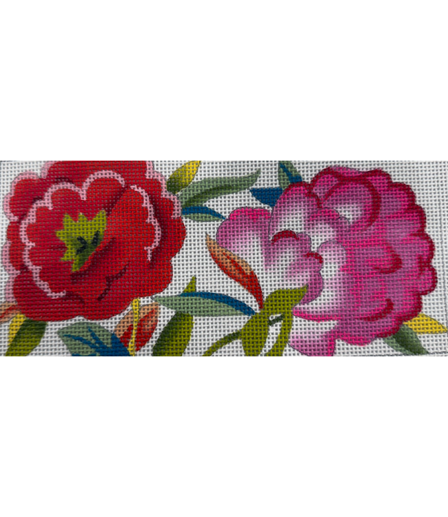 Red and Pink Floral Insert