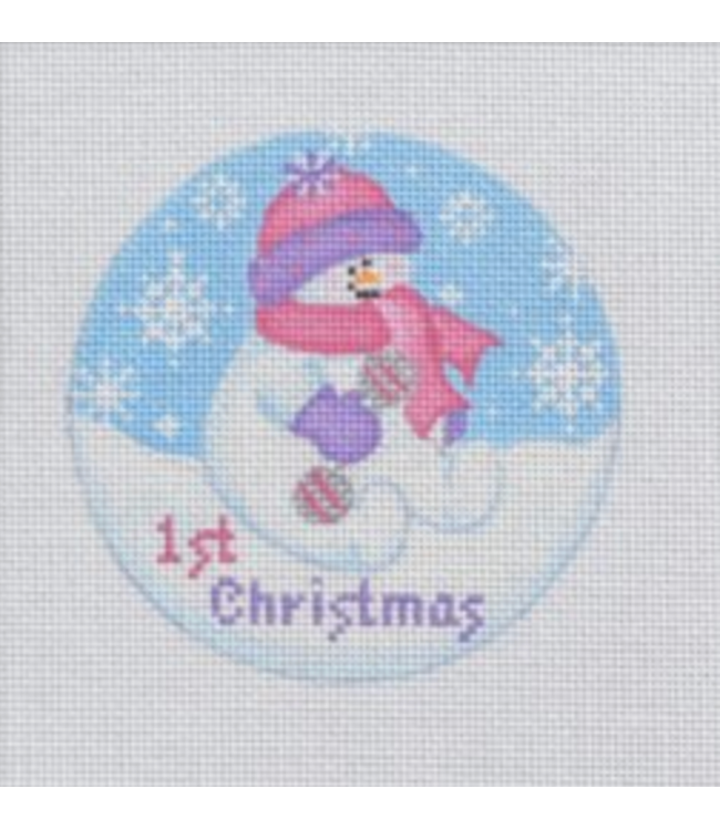 Baby Snowgirl Ornament