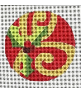 Red Swirl Round