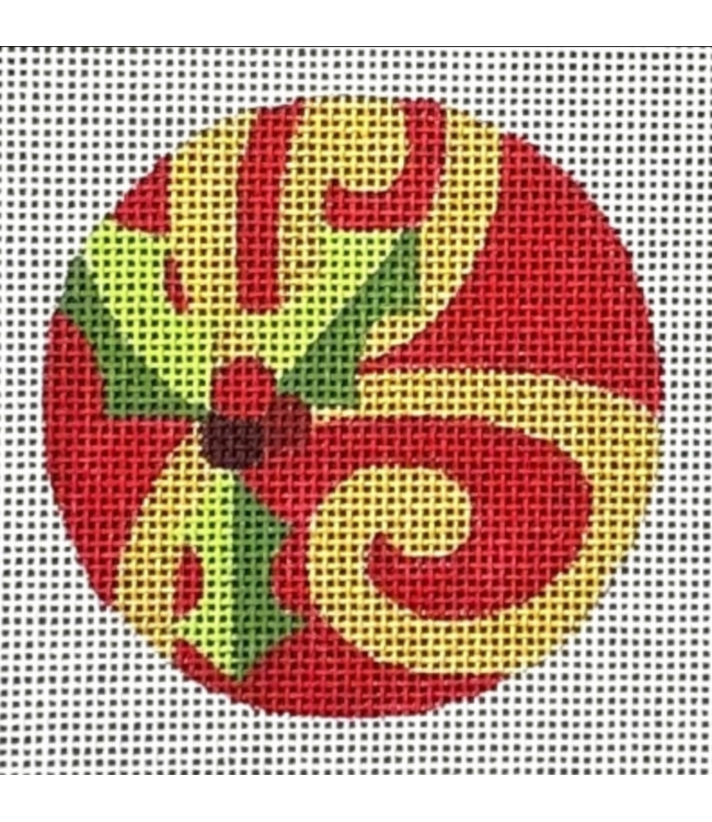 Red Swirl Round