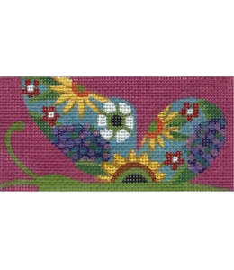 Floral Butterfly Half
