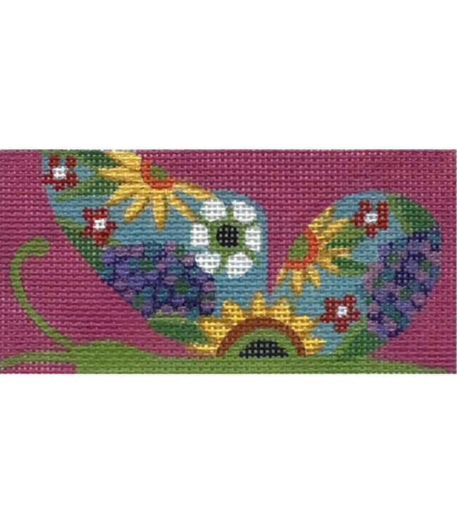 Floral Butterfly Half