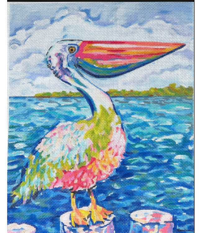 King Pelican on Piling