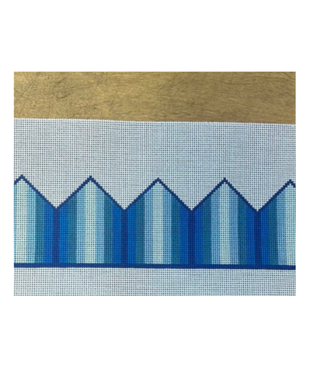 Birthday Crown -Blue Stripes