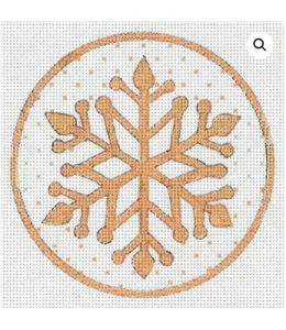 Snow Flake Ornament #4 With Sparkles