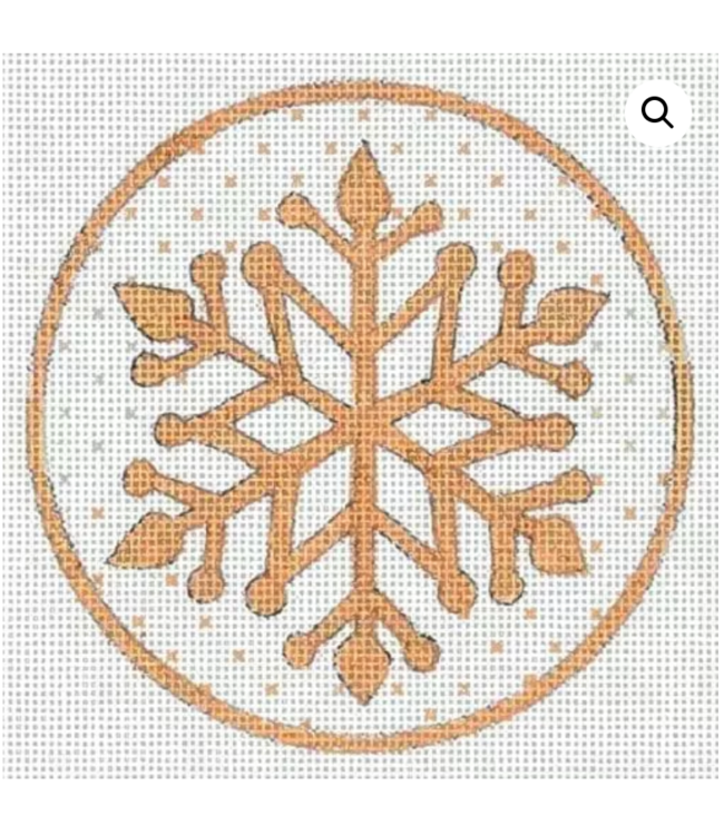 Snow Flake Ornament #4 With Sparkles