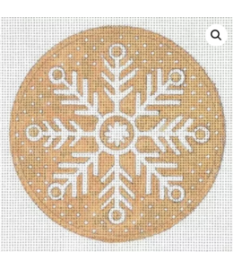 Snow Flake Gold and White  #1