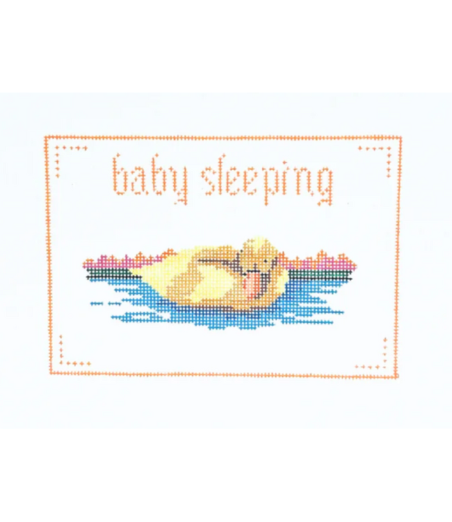 Baby Duck Sleeping