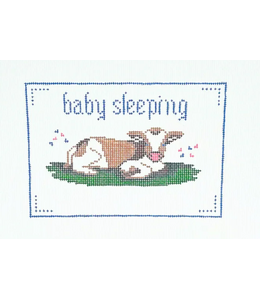 Baby Cow Sleeping