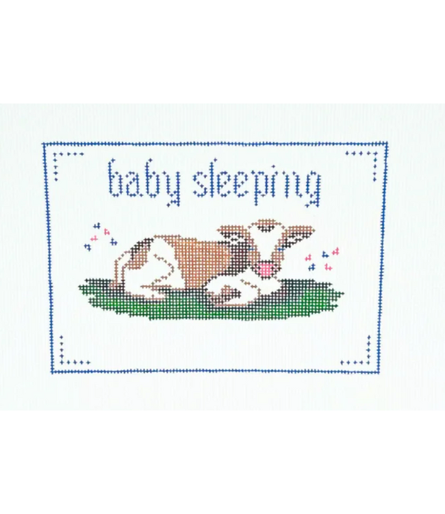 Baby Cow Sleeping