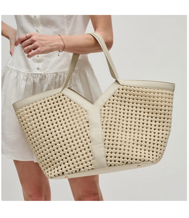 Calypso Tote -Cream color