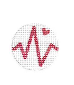 Key Ring Insert Heart Beat