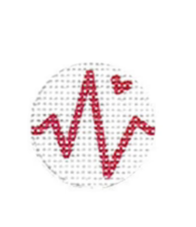 Key Ring Insert Heart Beat
