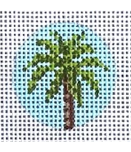 Key Fob Insert - Palm Tree