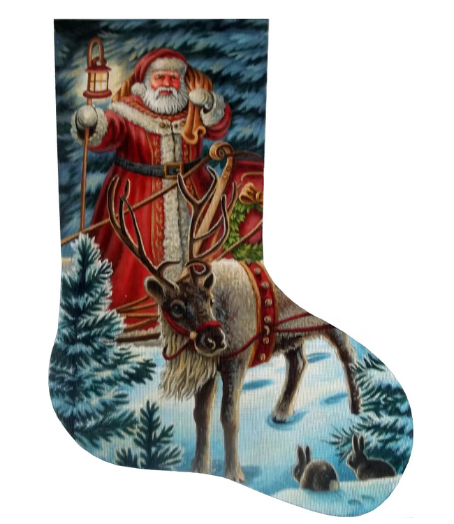 Night Time Greeting Stocking