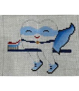 Boy Superhero Tooth Fairy w/Stitch Guide