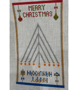 Christmas/Hanukkah Ornament w/Stitch Guide