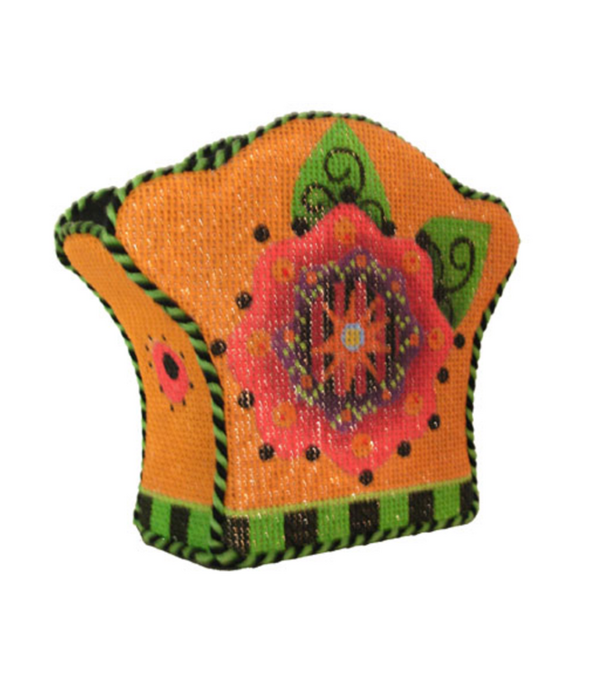 Orange Posey Vase