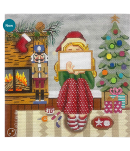 Xmas Stitching Girl