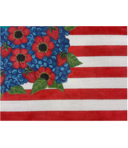 Floral  American Flag