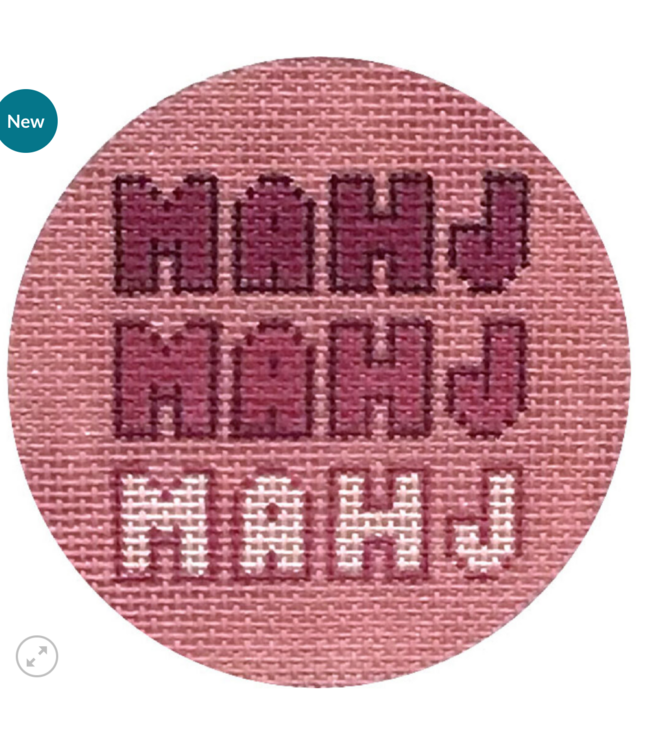 Mahj Pink Round
