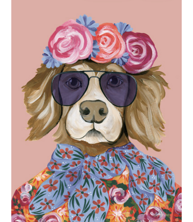 Glitzy Golden Retriever