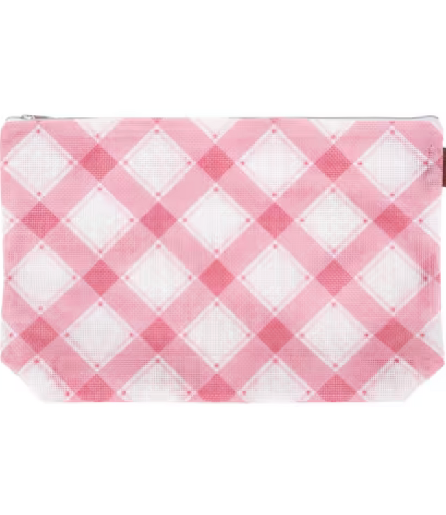 Mad for Plaid Project Bag Rose