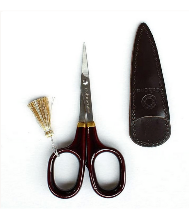 Scissors Small  with Laquered Handle Grape
