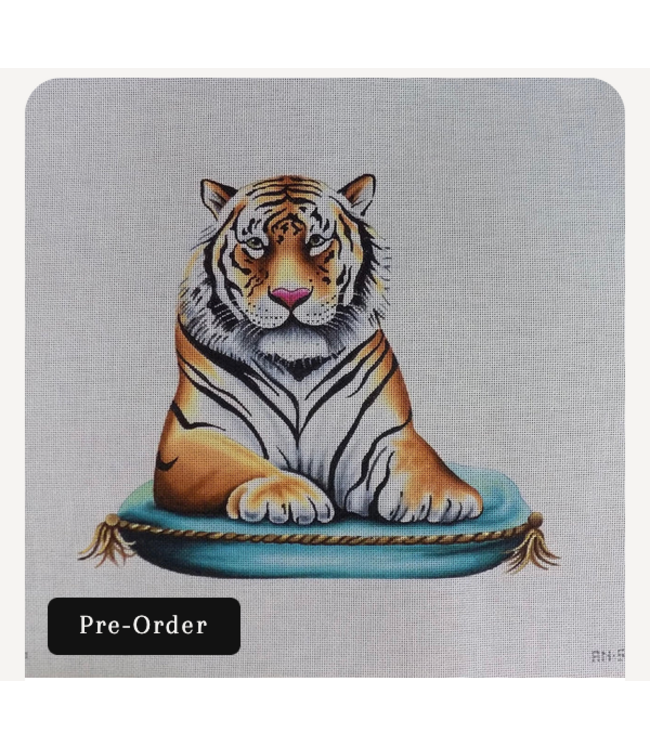 Tiger on Pillow
