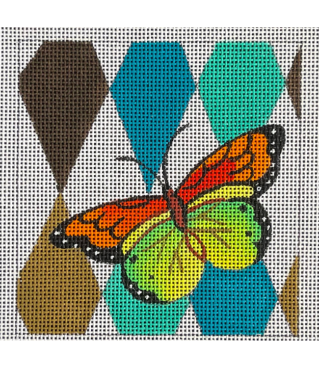 Butterfly 4" Square