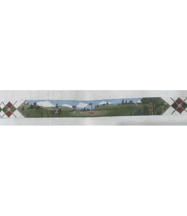 Men on the Green Golf Belt