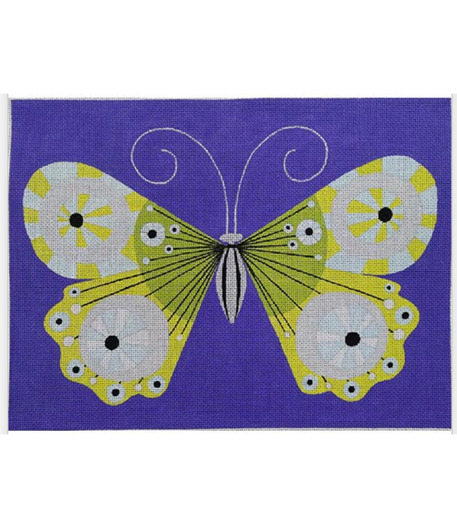 Green and Gray Butterfly
