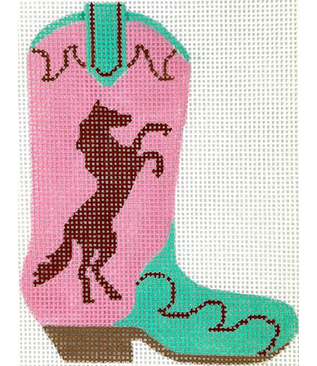 Mini Cowgirl Boot - Leaping Horse