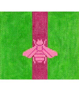 Gucci Bee in Mod Colors - Hot Pink/Rasp on Green