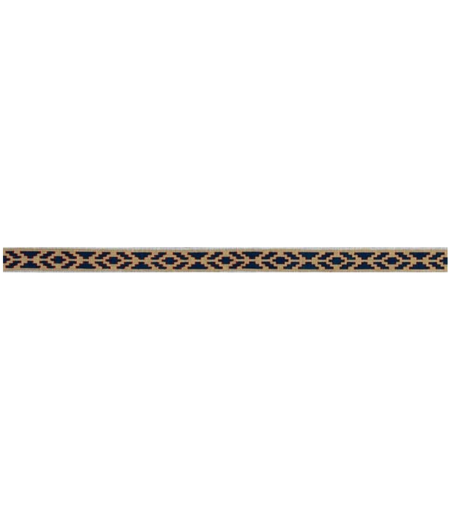 Aztec Belt- Khaki/Navy/Red