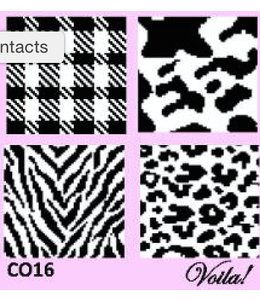 Voila BLACK AND WHITE COASTER KIT