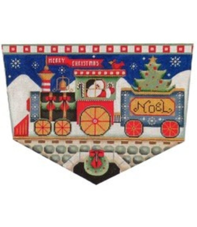 Santa's Train Stocking Topper 18 Ct