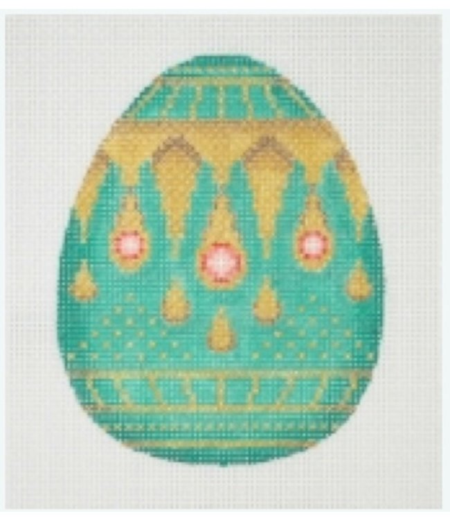 Jeweled Egg Ornament 4 inch
