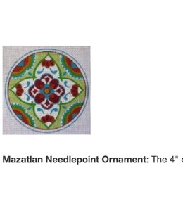 Mazatlan Ornament 4" Round