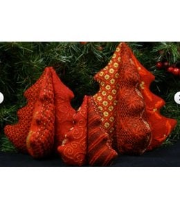 Stitchery Xmas Tree 9'' (1 tree - Pic shows stitched)