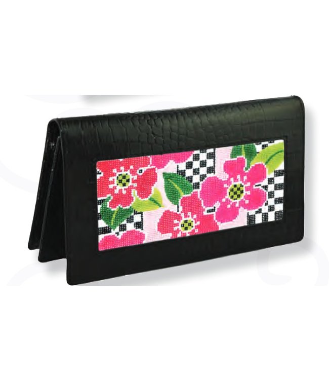 Leather Fold Over Wallet (w/o canvas)