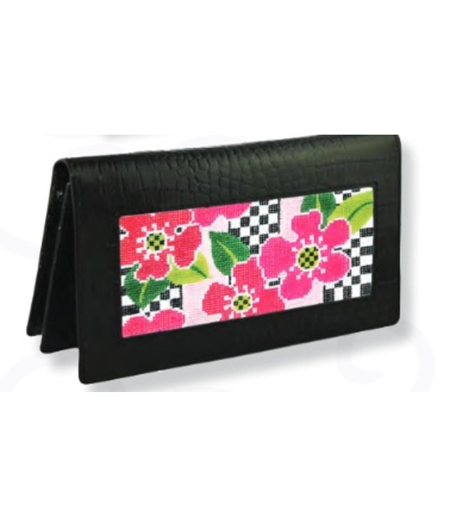 Leather Fold Over Wallet (w/o canvas)