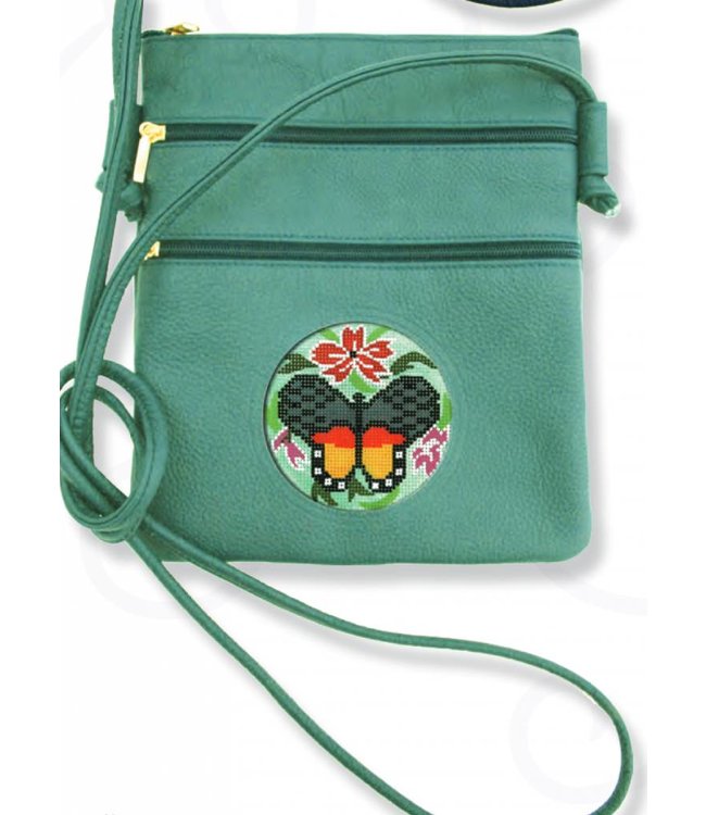 Leather Cross Body Bag (Canvas not Included)