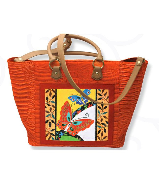 Lee Leather Tote  (Canvas Not Included)