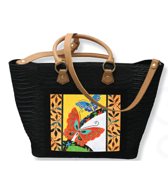 Lee Leather Tote  (Canvas Not Included)