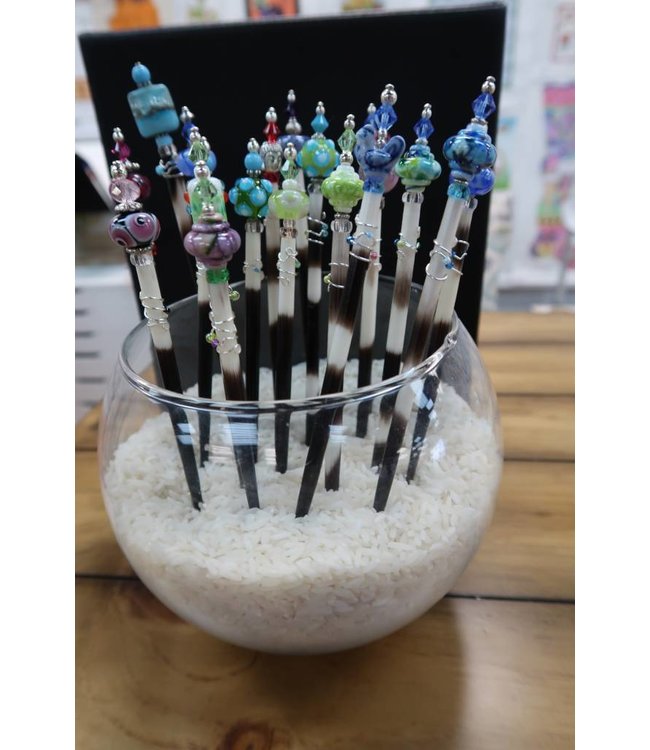 African Porcupine Quill Laying Tools