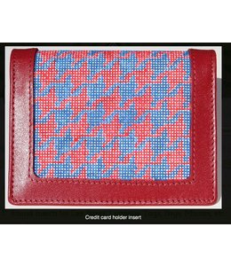 Blue and Red Houndstooth CC Insert