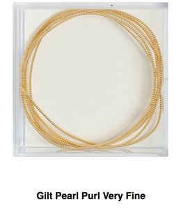 Gilt Pearl Purl Very Fine