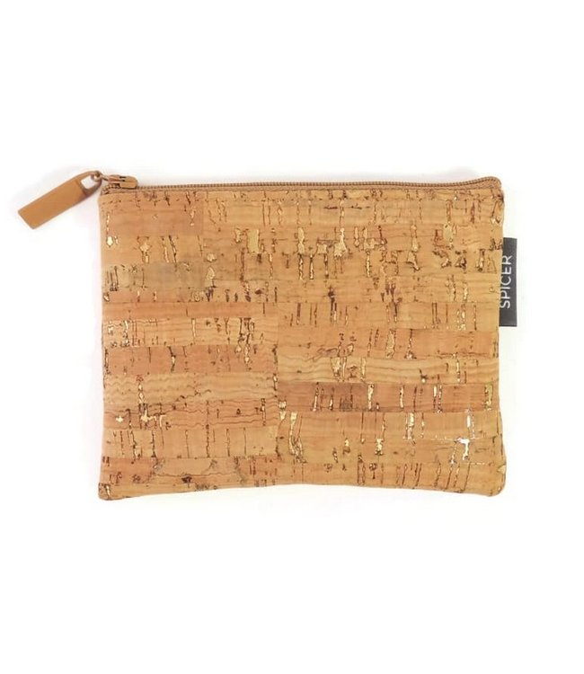 Mini Pouch Real Cork  5.5" x 4"