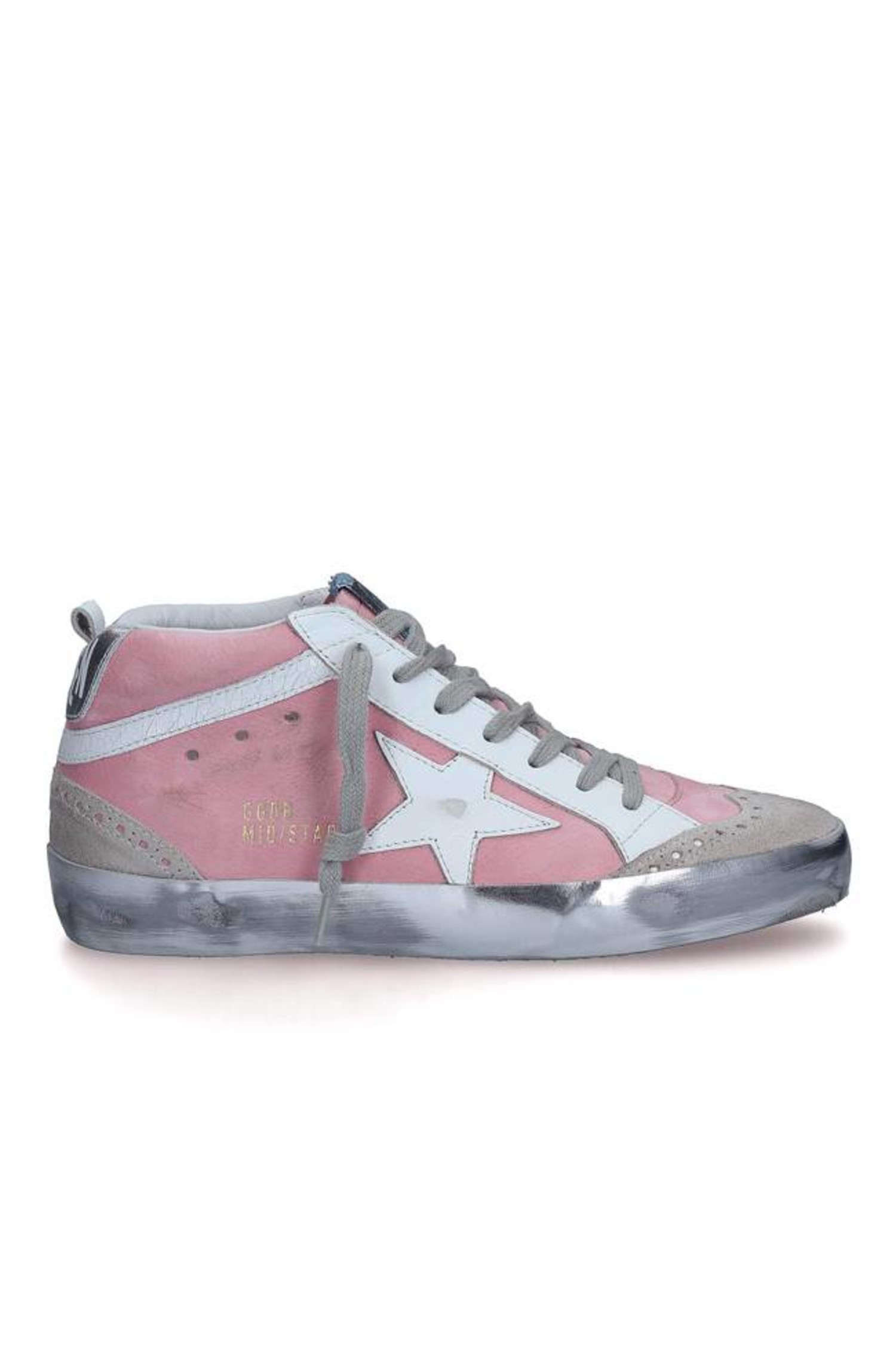 pink golden goose mid star